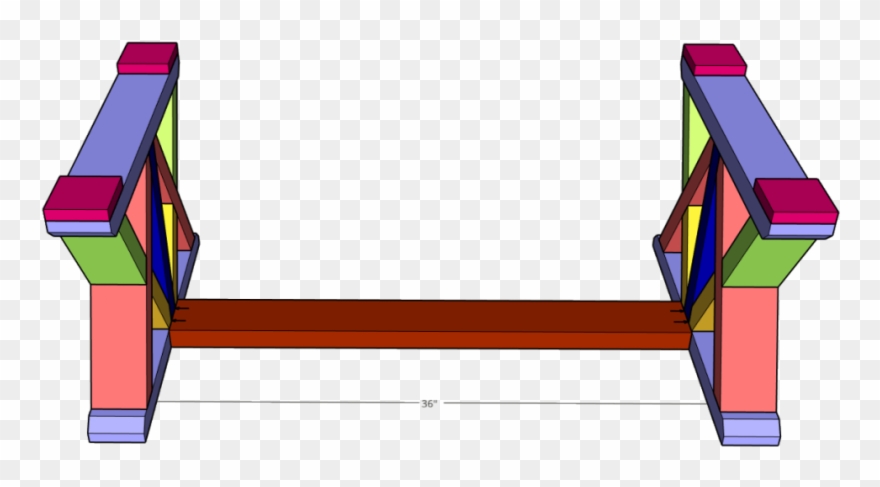 Double X Coffee Table Woodworking Plans Free - Graphic Design Clipart