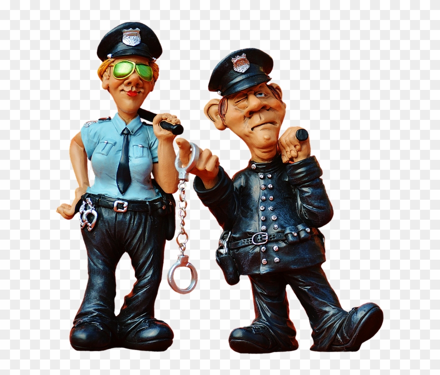 Cop, Policewoman, Colleagues, Funny, Figure, Police - First Information Report Clipart