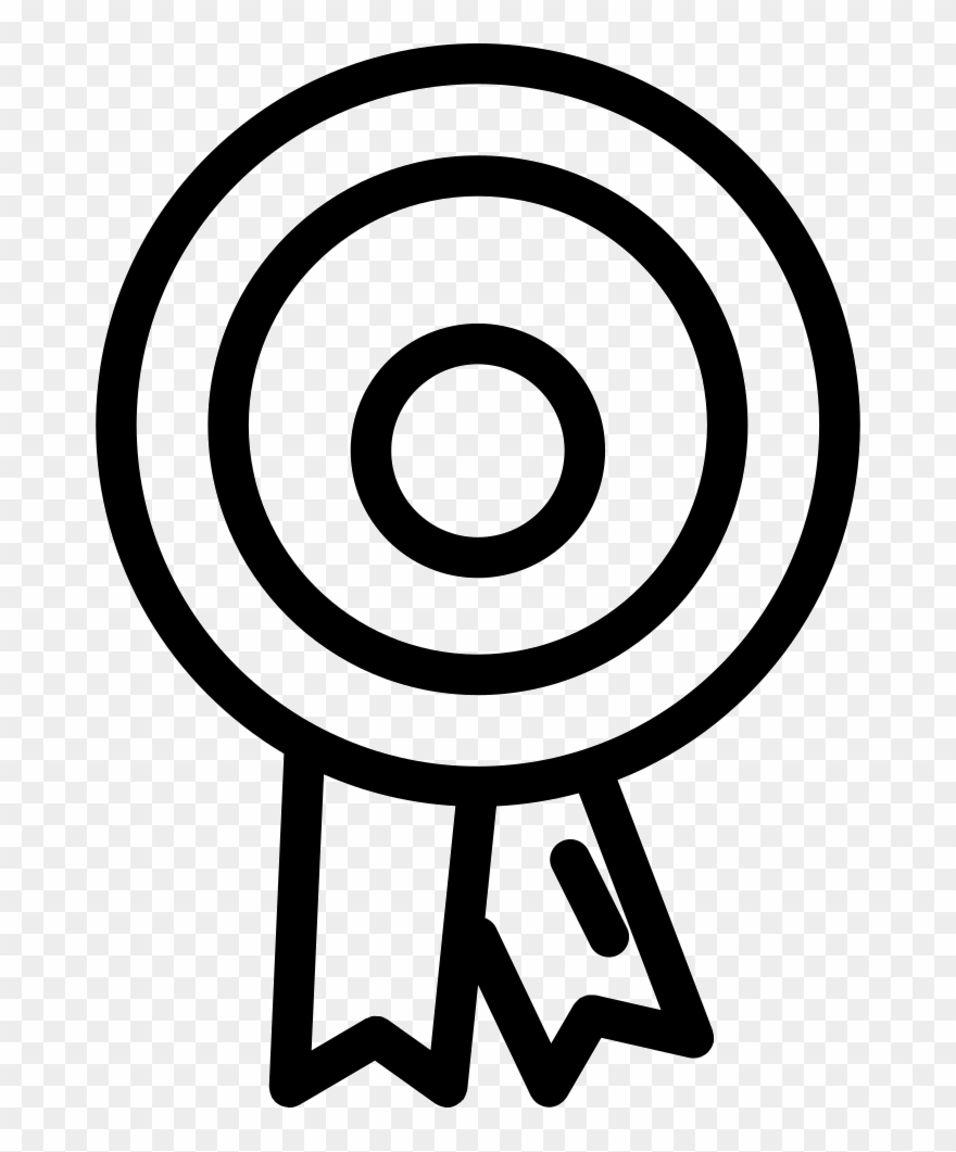 Medal With Ribbon Tails Detail Comments - Telephone Icon Clipart