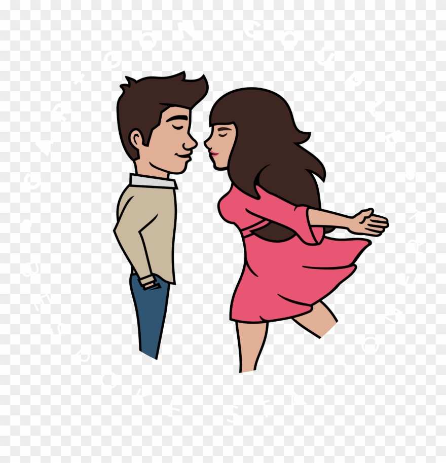 Cartoon Couple - Cartoon Clipart