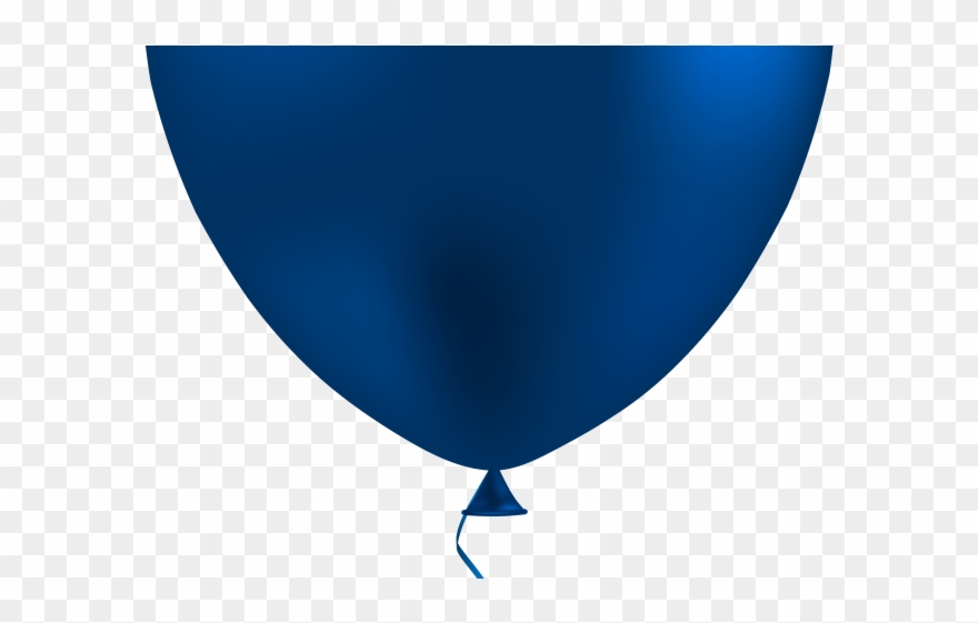 Dark Blue Clipart Onesie - Balloon - Png Download