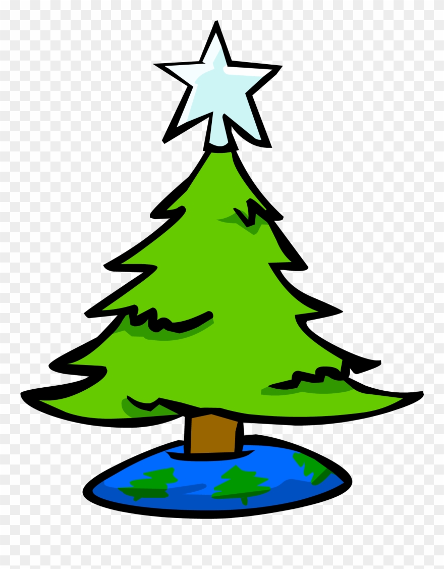 Small Ice Christmas Tree - Small Picture Of Christmas Tree Clipart