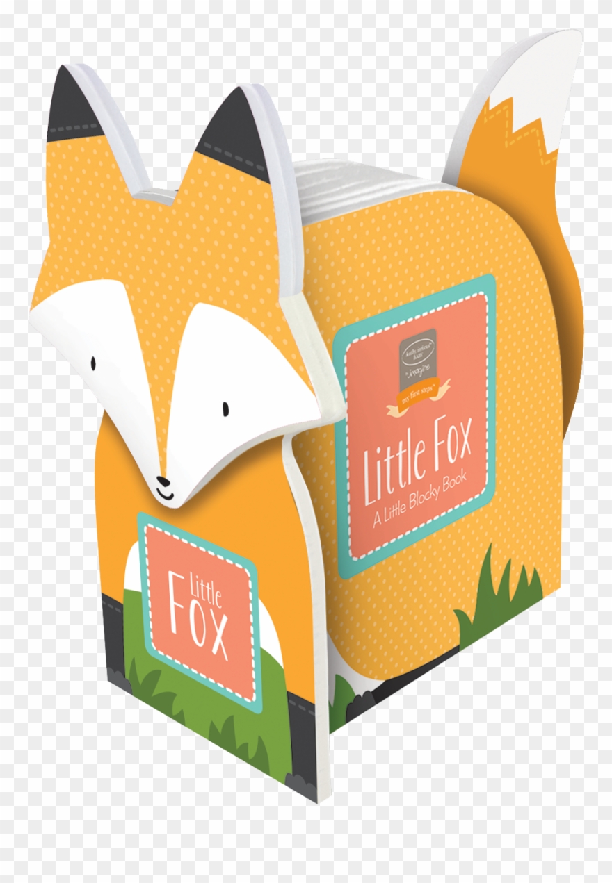 Fox Book - Illustration Clipart