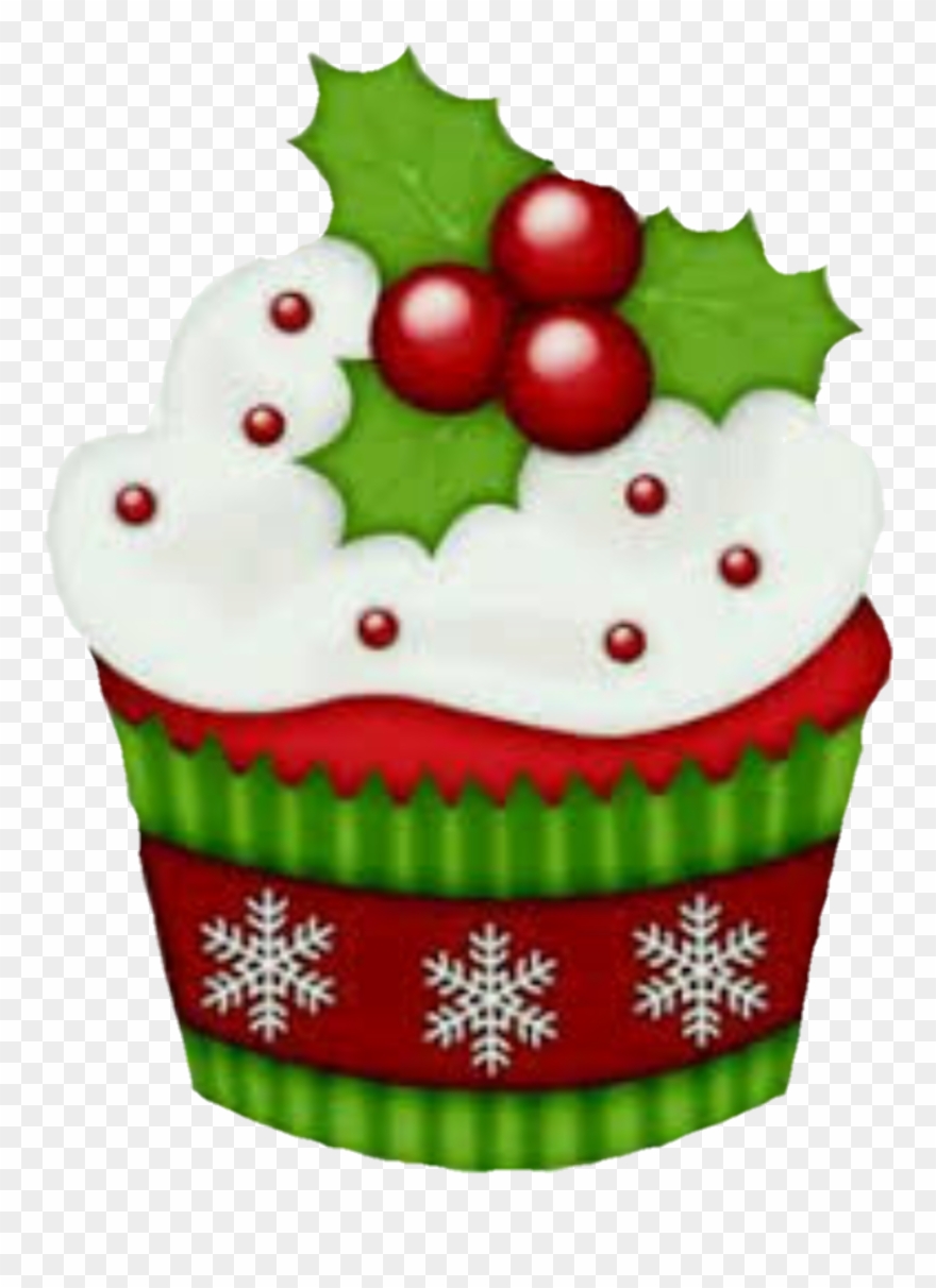 Reportar Abuso - Png Cup Cake Christmas Clipart