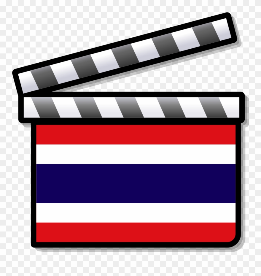 Thailand Film Clapperboard - Cinéma Allemand Clipart