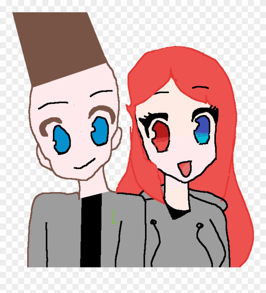 Super Cute Couple - Cartoon Clipart