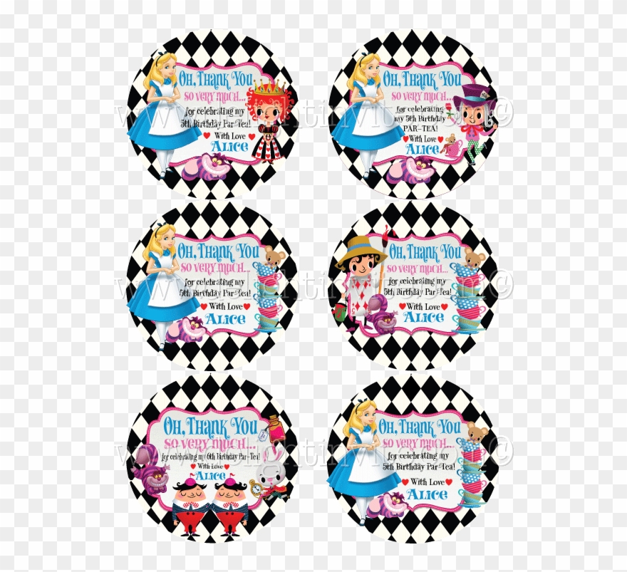 Alice In Wonderland Tea Party Clipart