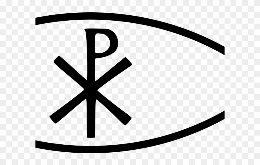 Fish Clipart Religious - P With X Through - Png Download