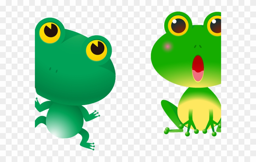 Red Eyed Tree Frog Clipart Drawing - Gambar Kartun Kodok - Png Download