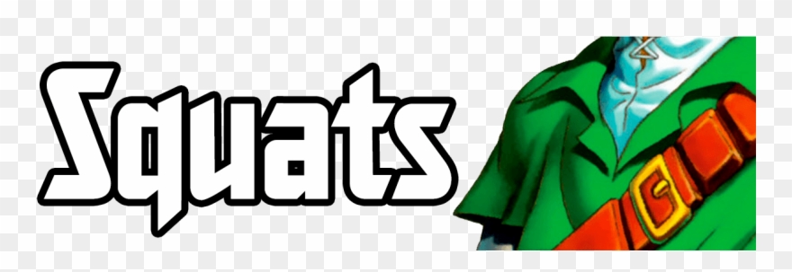 Squats - Link Hero Of Time Clipart