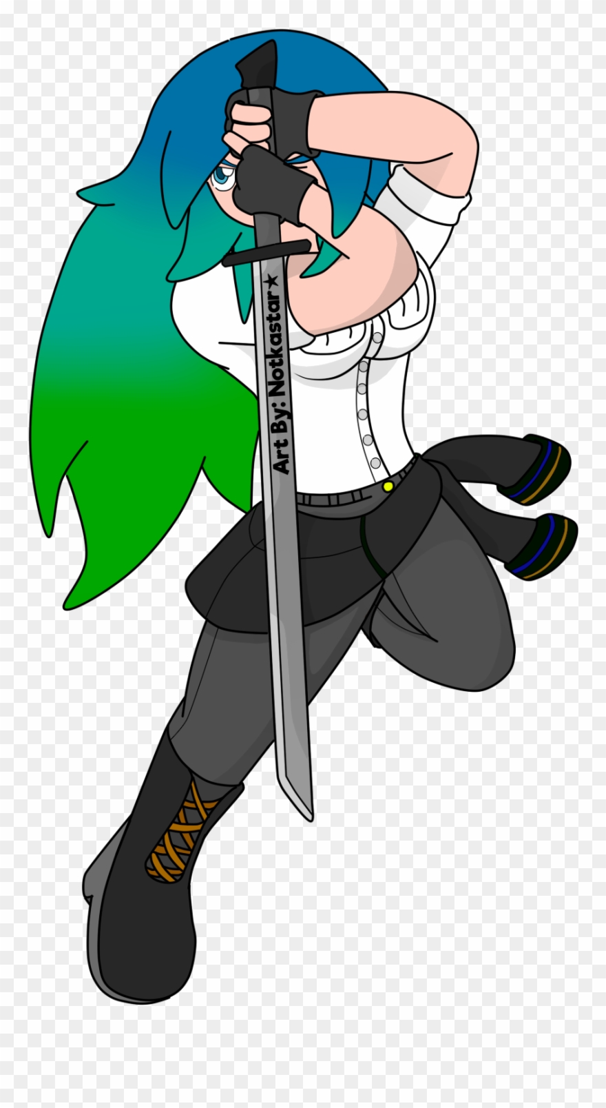 "get Ready " - Cartoon Clipart