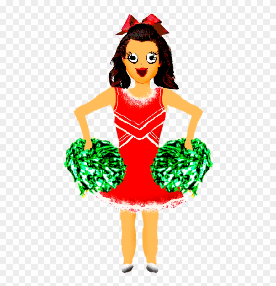 Cheerleader - Illustration Clipart
