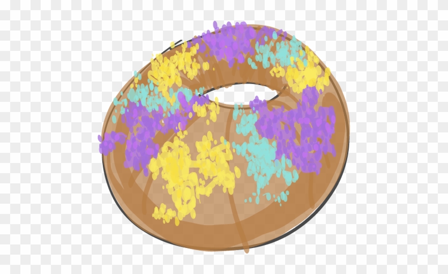 King Cake - Illustration Clipart