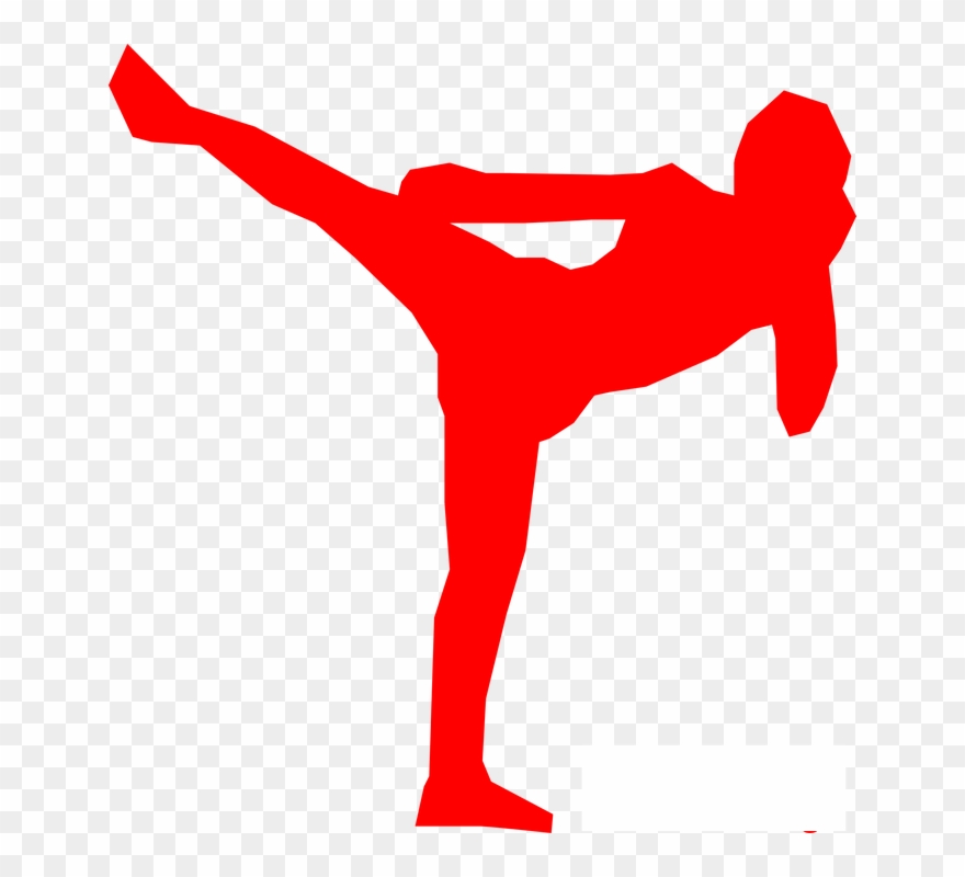 Muay Thai Shadow Clipart
