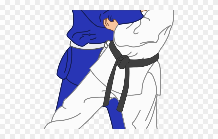Martial Arts Clipart Jujitsu - Great Wheel Throw Judo Guruma - Png Download