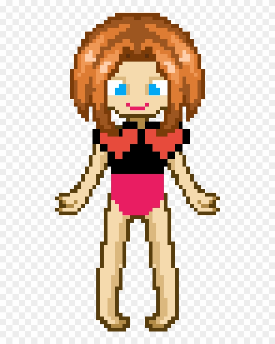 Swim Wear - Grid Aphmau Pixel Art Clipart