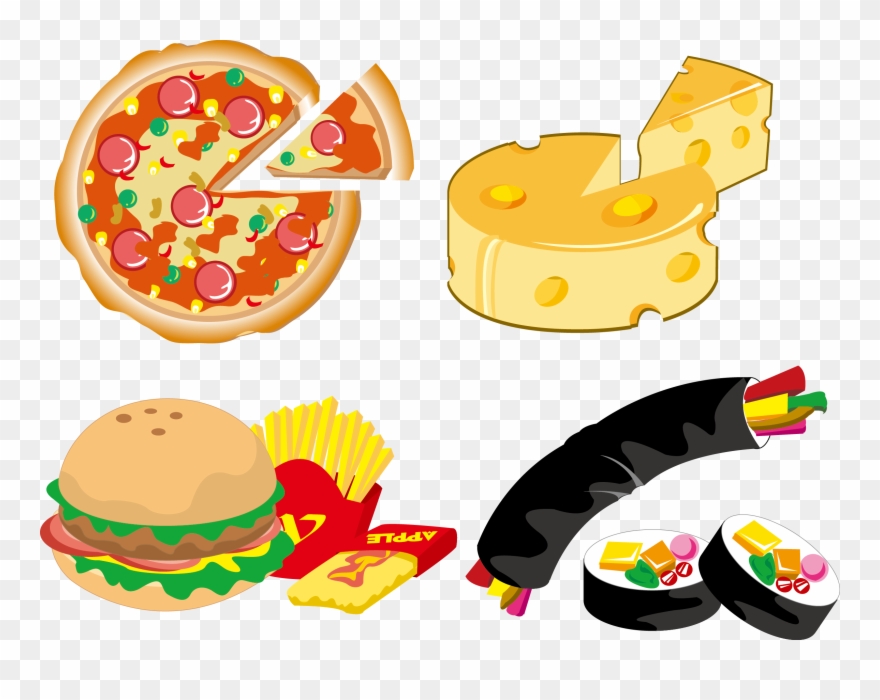 Sushi Japanese Cuisine Fried Rice Food - Slice Of Cheese Clipart