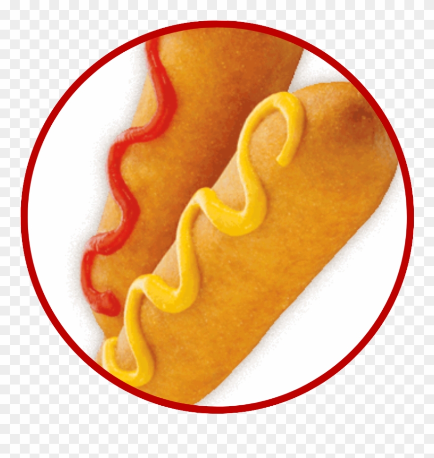 Funnel Cake Ice Cream Bowl - Corn Dog Clipart