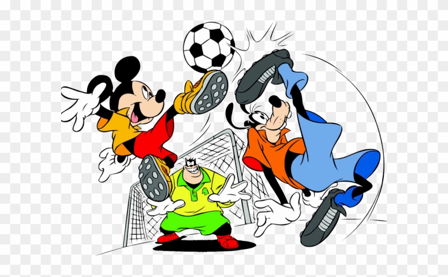 Hockey Clipart Goofy - Mickey Mouse Soccer Png Transparent Png