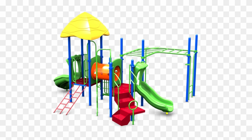 Buddy Builder Park Structures D Front View Ⓒ - Play Structure Clipart Transparent - Png Download