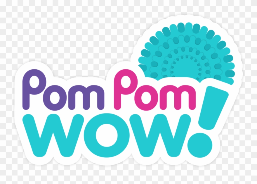 0 0pompomlogo - Pom Pom Wow Logo Clipart