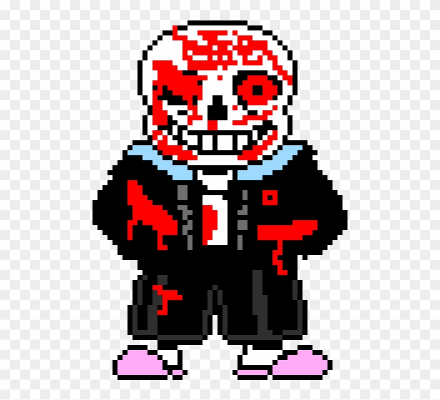 Murder Time Sans - Undertale Sans Pixel Art Clipart