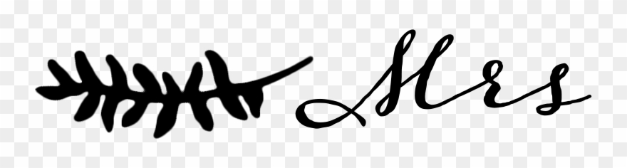 Upload The Mr And Mrs - Calligraphy Clipart