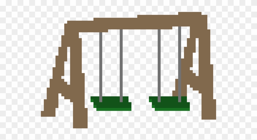Swing Set Pixel Art Clipart