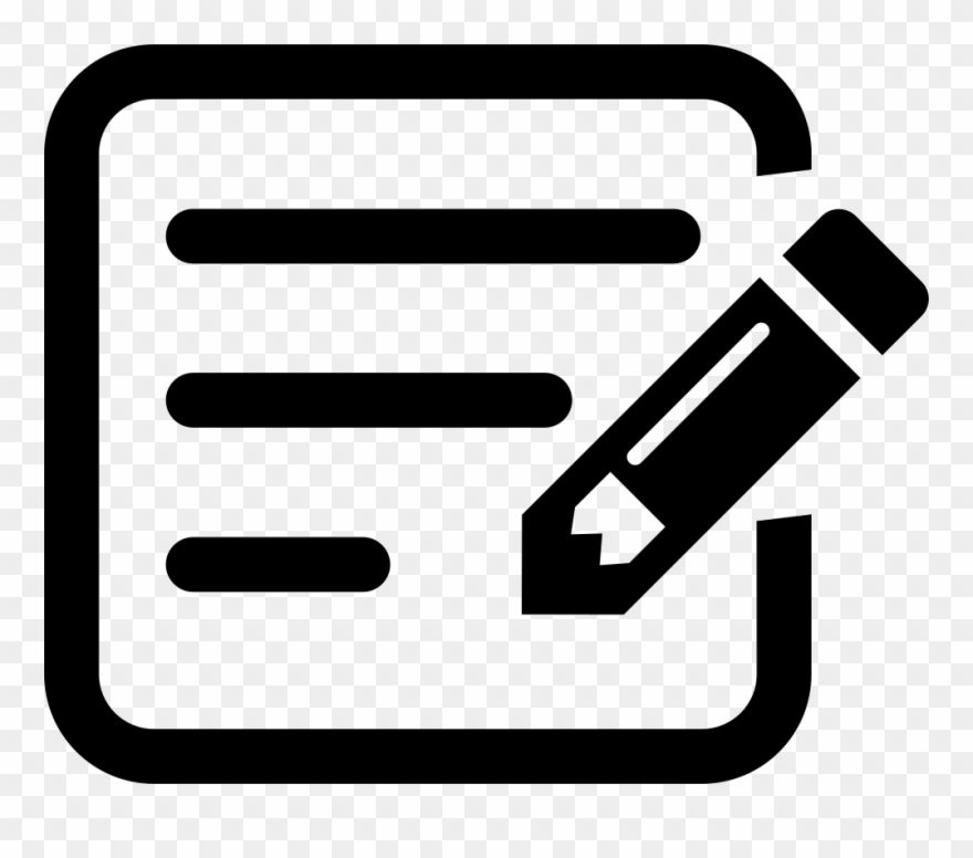 Fill In The Registration Form Svg Png Icon Free Download - Fill In The Form Icon Clipart