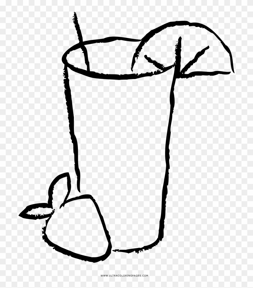 Smoothie Coloring Page - Smoothies Ausmalbilder Clipart