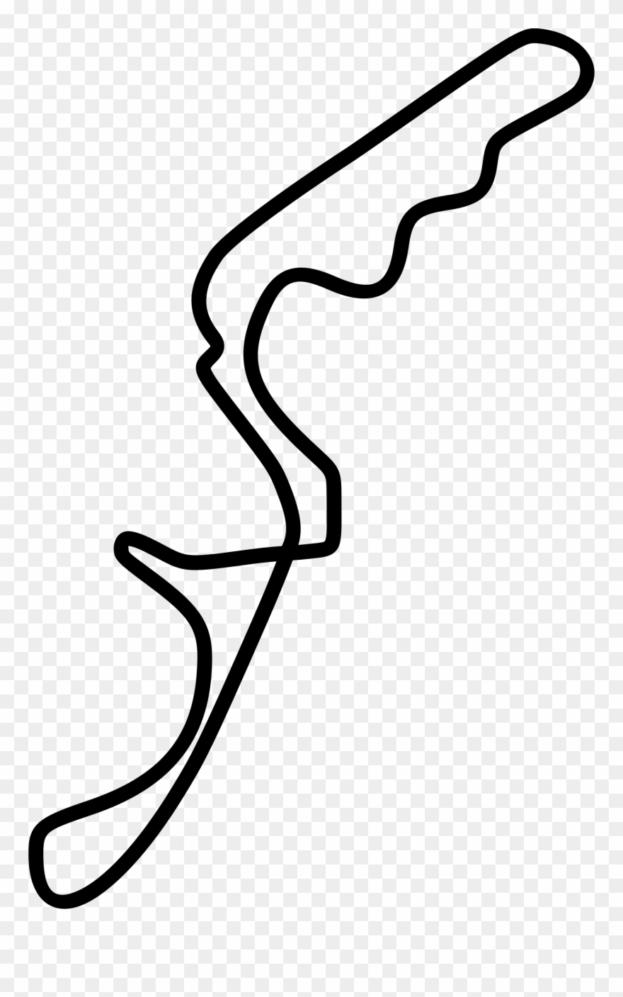 Big Image - Suzuka Race Track Map Clipart