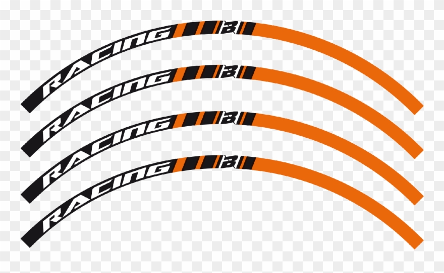 Rim Stickers Orange - Circle Clipart