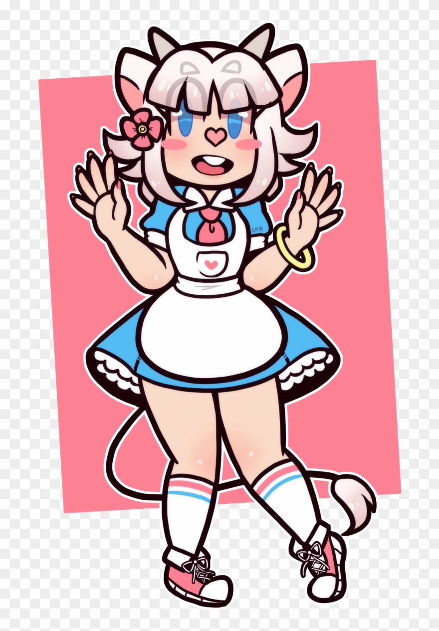 She Works At Little Diner In Pinwheels That Sharu Visits - Cartoon Clipart