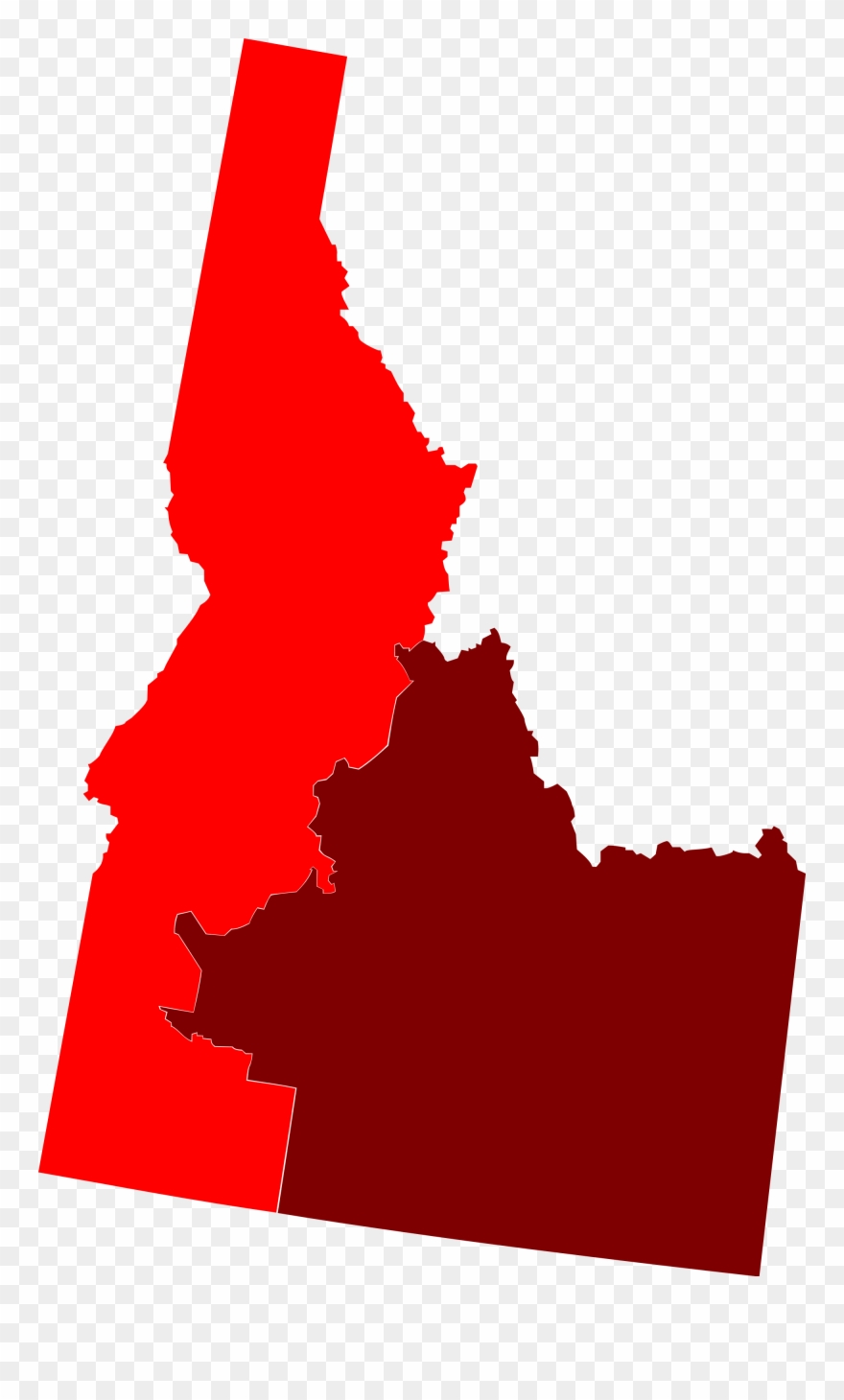 Open - Idaho Silhouette Clipart