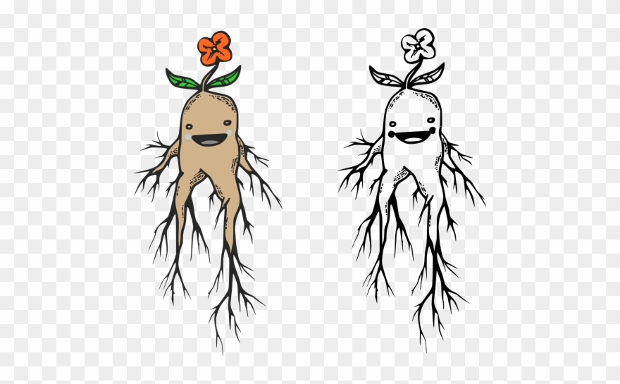 Mandrake Cute Clipart