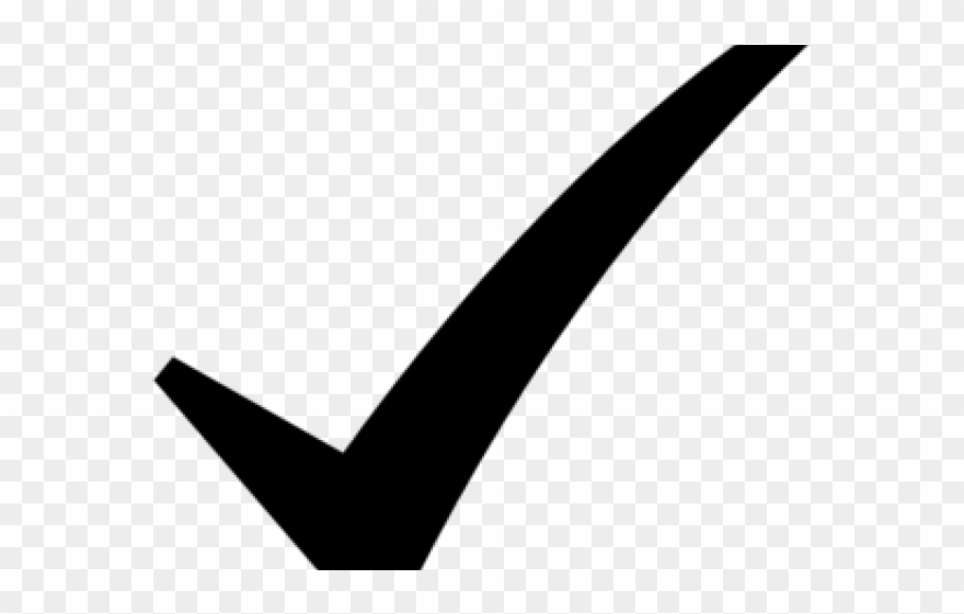 Check Clipart Black And White - Png Download