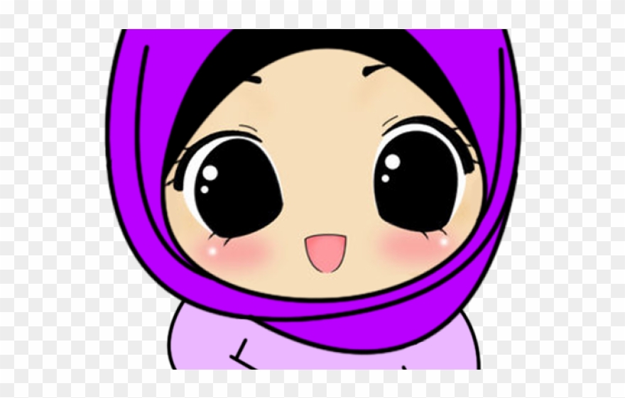 Indian Clipart Malaysian - Comel Kartun Muslimah Png Transparent Png