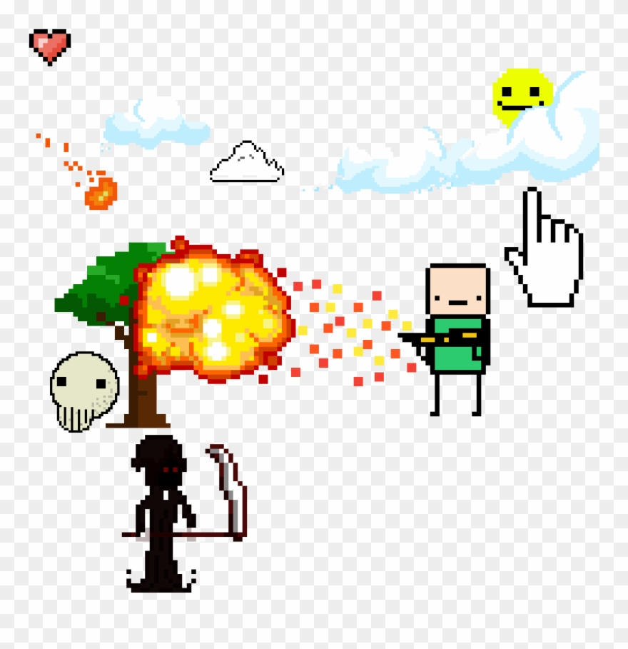 Flame Dude - Hand Cursor Clipart