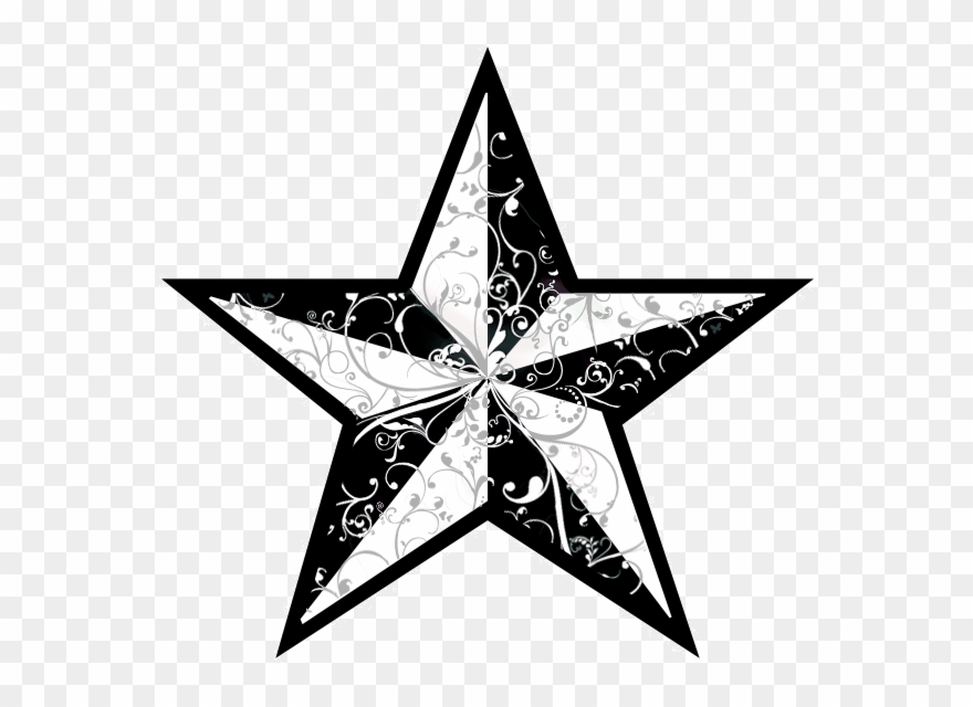 Barrel Racing Saddles On Pinterest - Star Black And White Png Clipart