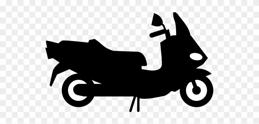 Motorcycle - Moped - Vehicle Illustration - Free Clipart
