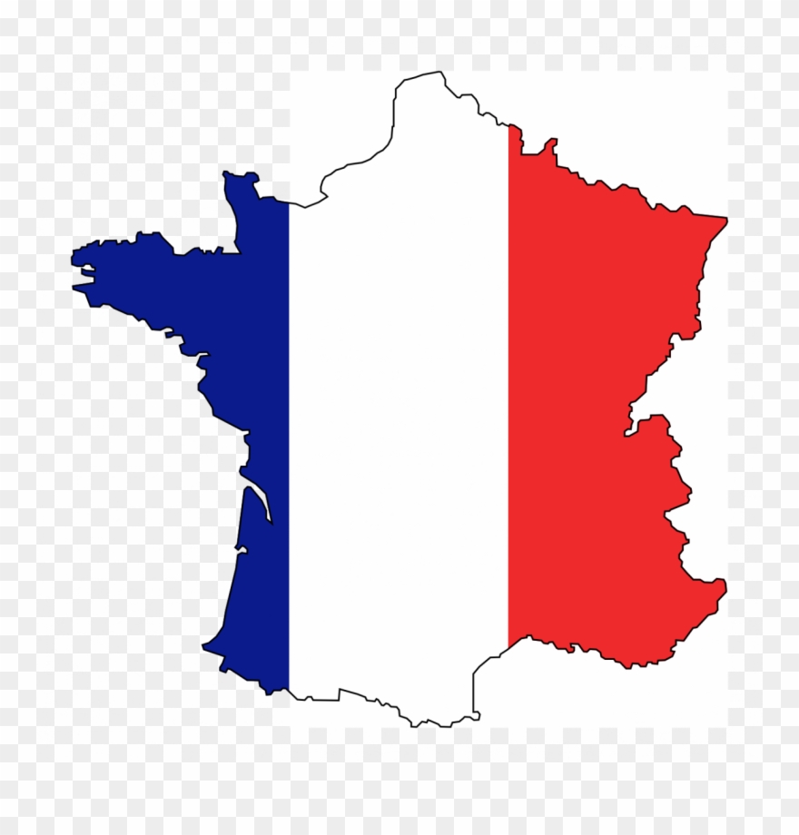 P5 Will Be Learning French This Term We Have Already - France Map Flag Clipart