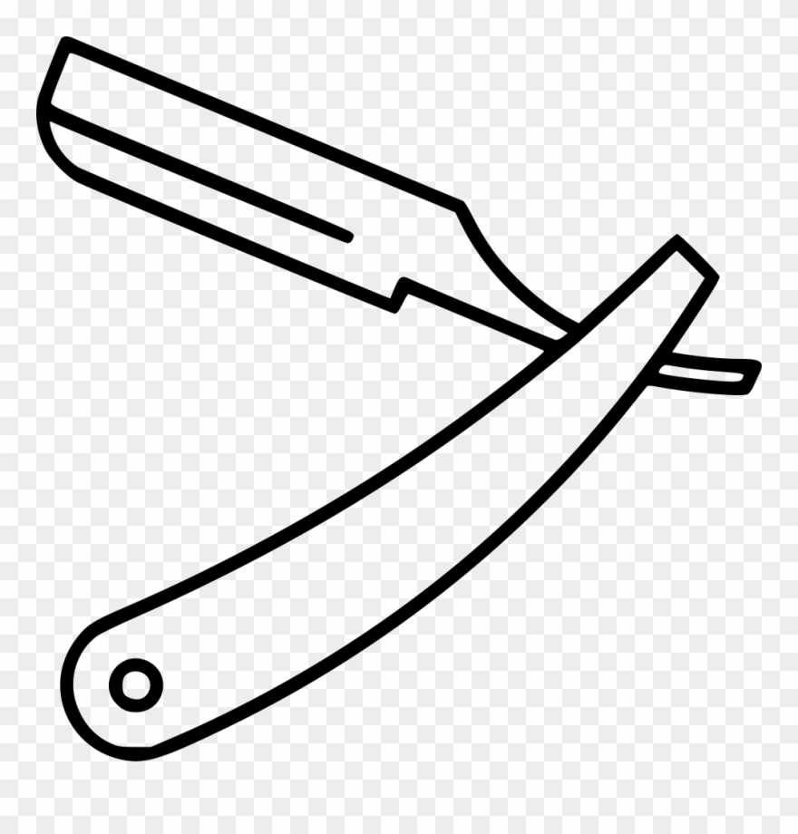 Razor Comments - Line Art Clipart