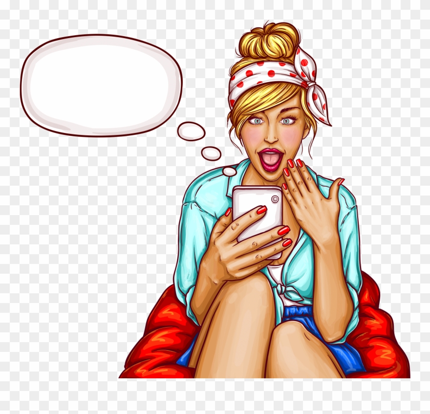 Download - Pop Art Girl Png Clipart