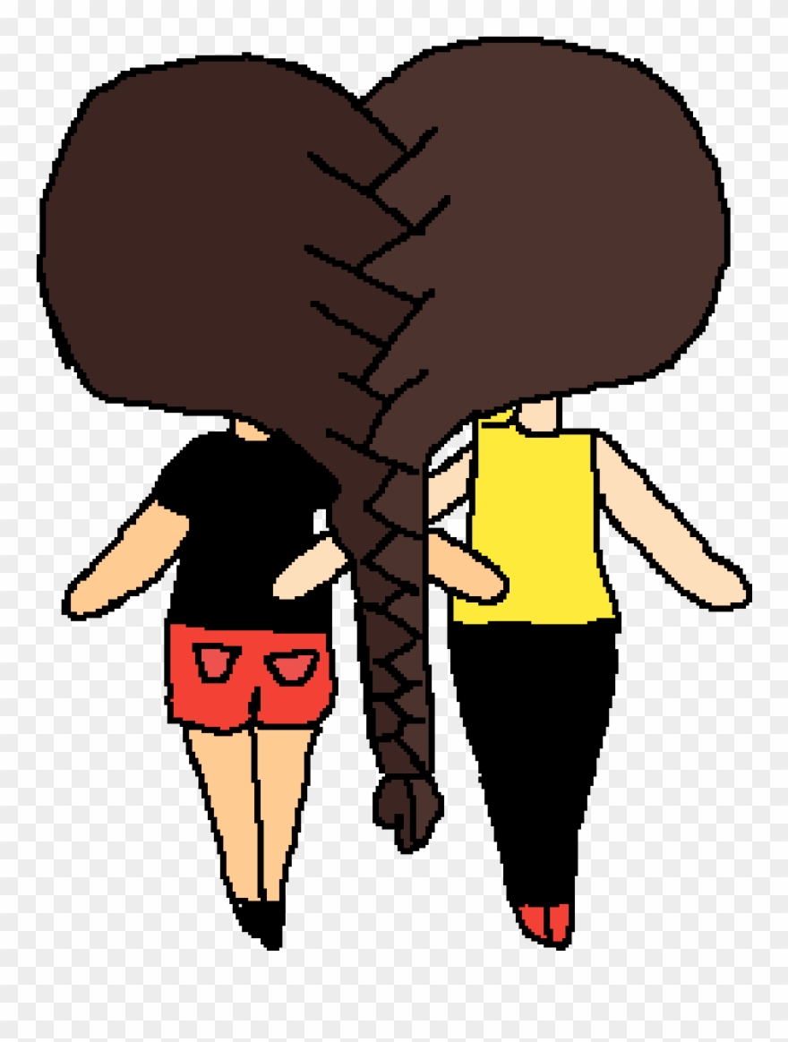 This Is Me And My Friend Kennedy She Its My Bff - 2 Bffs Clipart