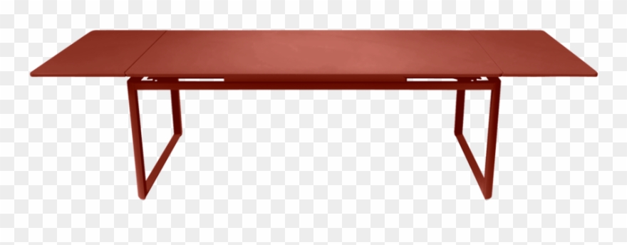 Table À Allonges 200/300 X 100 Cm Ocre Rouge - Biarritz By Fermob Clipart