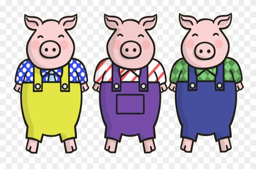 The Three Little Pigs - Three Little Pigs Twinkl Clipart