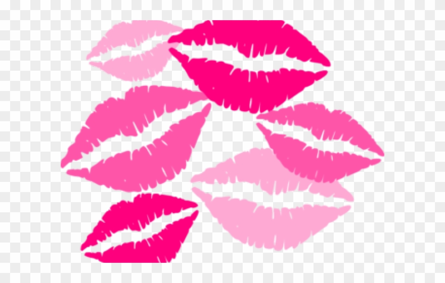 Kisses Clipart Pink Lips Kisses Clipart Png Transparent Png (3283735