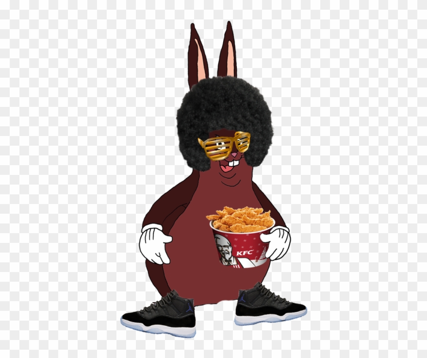 Big Stereotype Black Chungus - Big Chungus Png Transparent Clipart