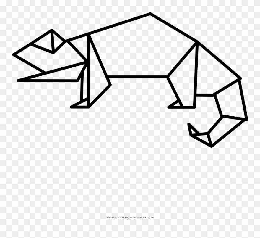 Chameleon Coloring Page - Sketch Clipart