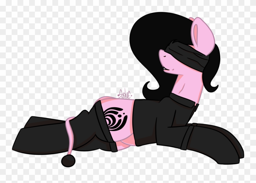 Sushie, Blindfold, Laying Down, Oc, Oc Only, Oc - Cartoon Clipart
